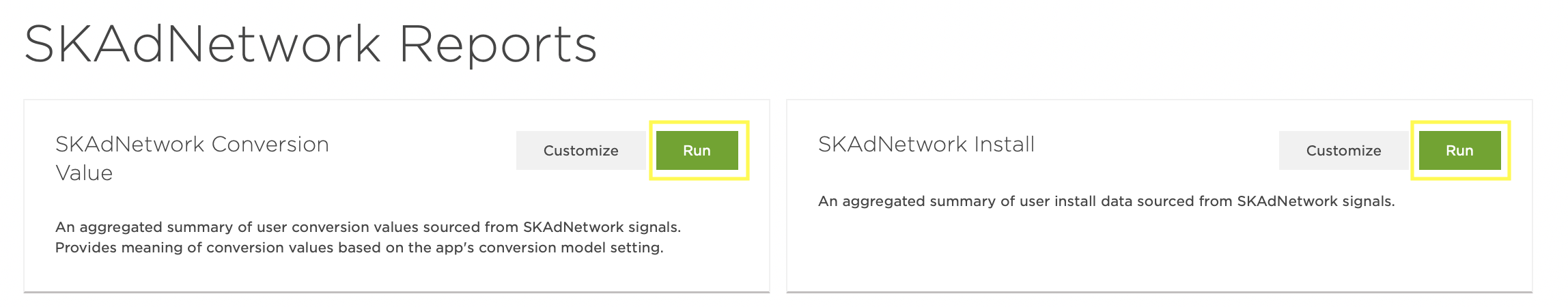 Kochava SKAdNetwork report